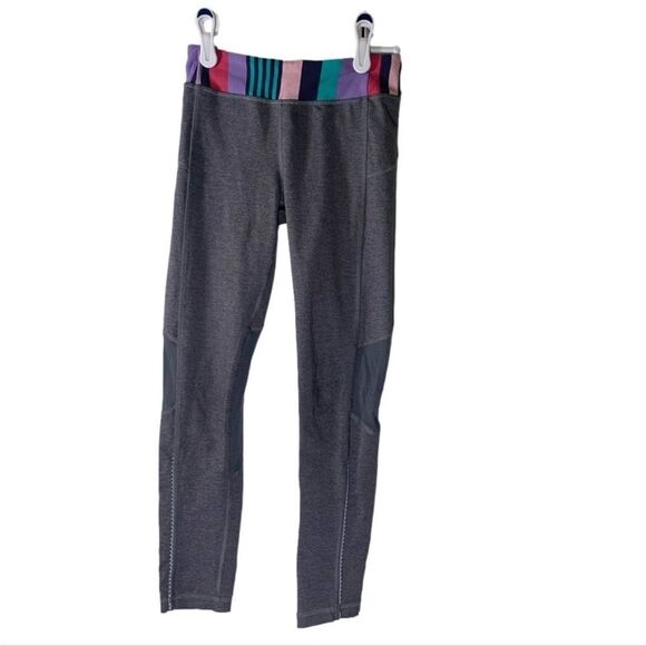 Ivivva Lululemon Size 6‎ Girls Grey Leggings - Picture 1 of 4